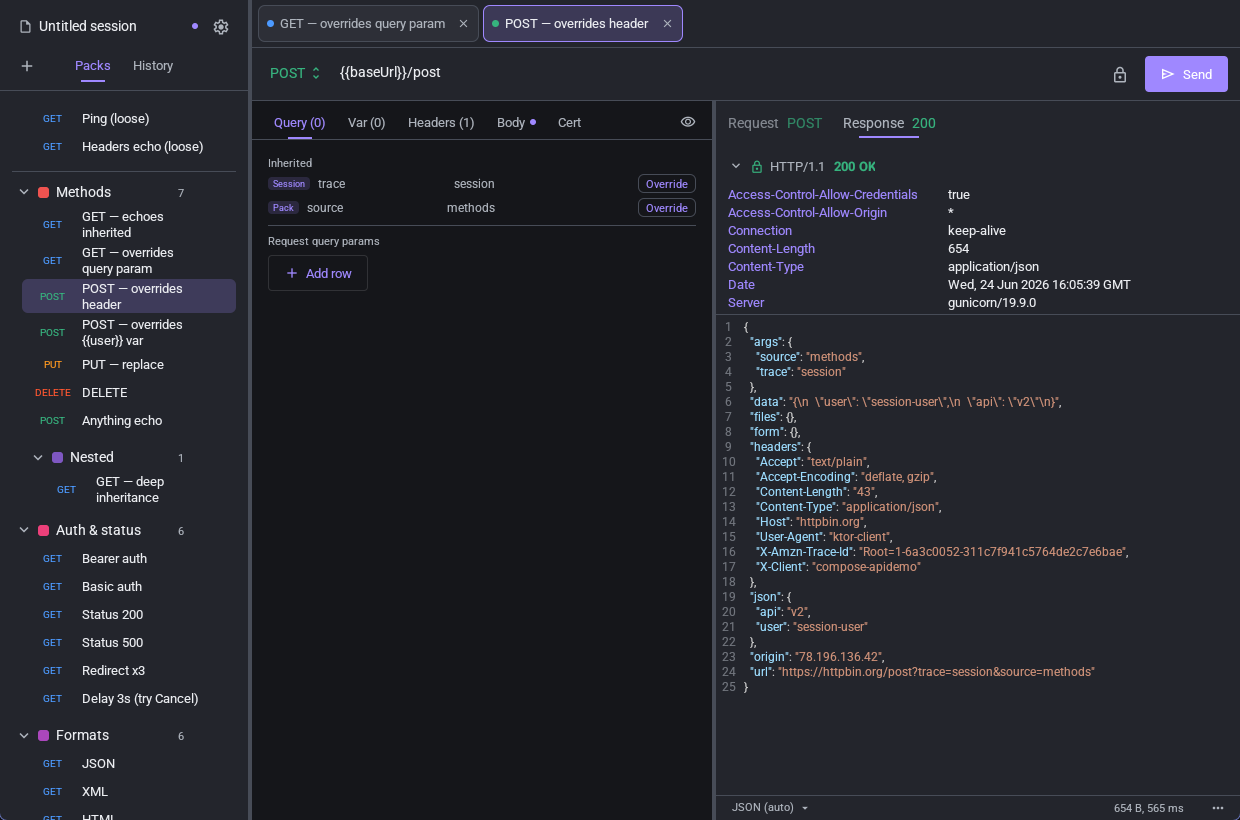 Compose Desktop Native API Manager